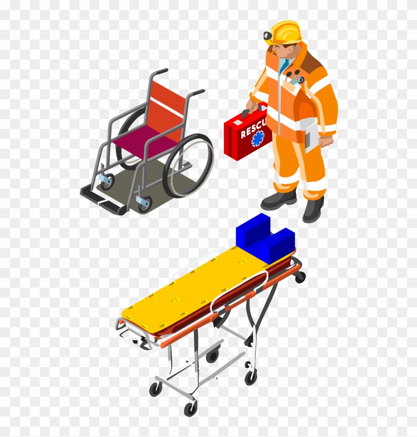 Firefighter Ambulance Wheelchair - Firefighter Ambulance Wheelchair #796139