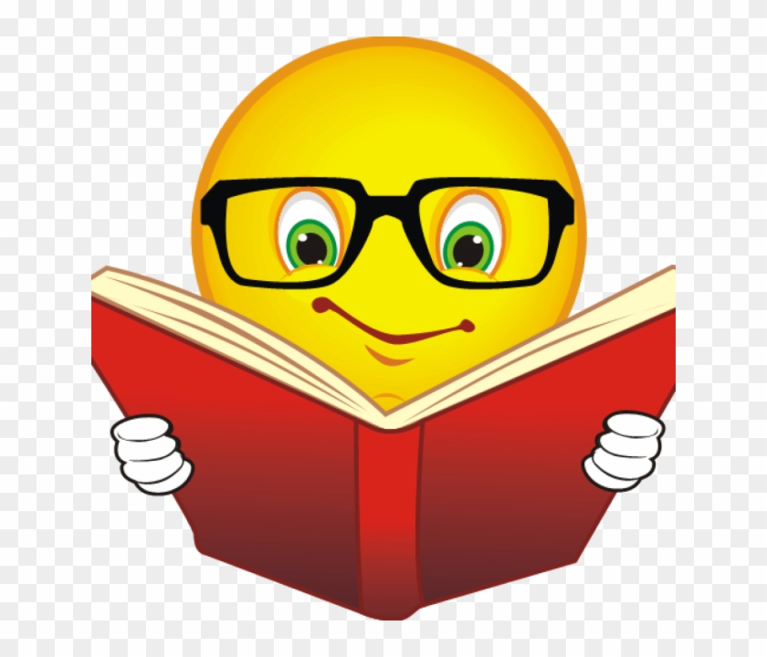 Interesting Information - Smiley Face Reading A Book #796156