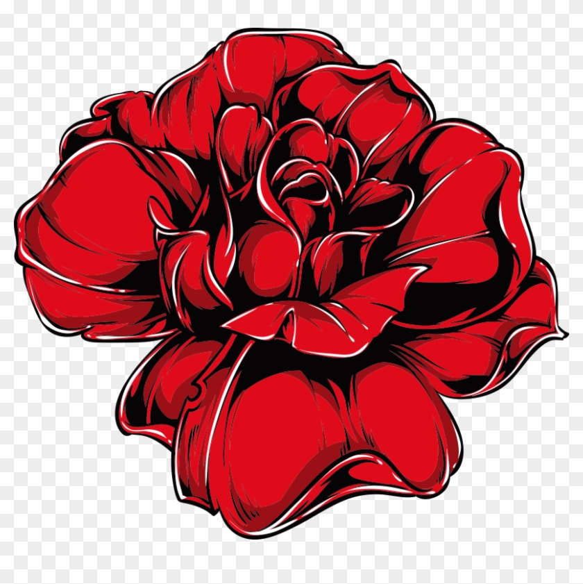 Rose Tattoo Rose Tattoo Illustration - Rose Tattoo Vector #796176