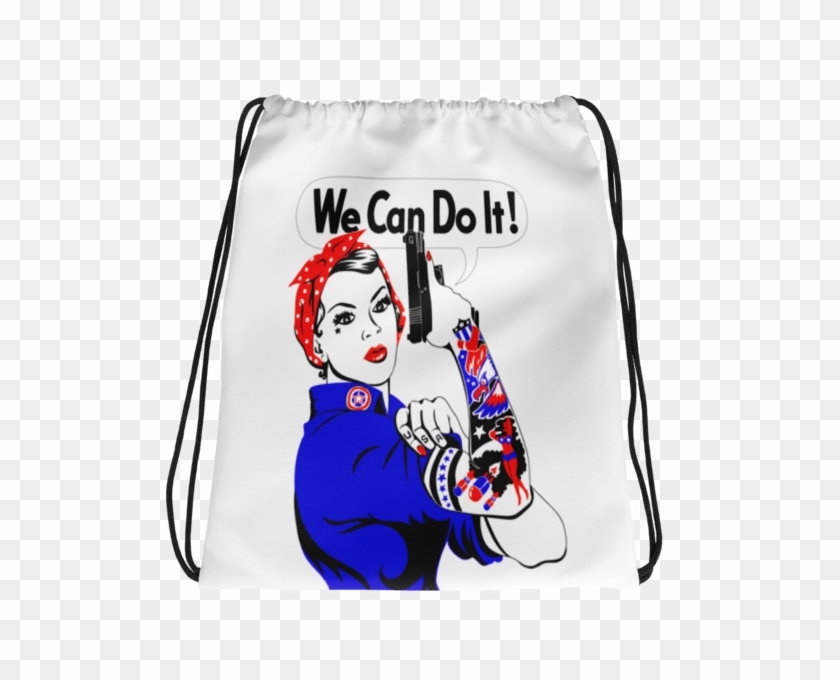 Rosie The Riveter Drawstring Bag - Drawstring #796230