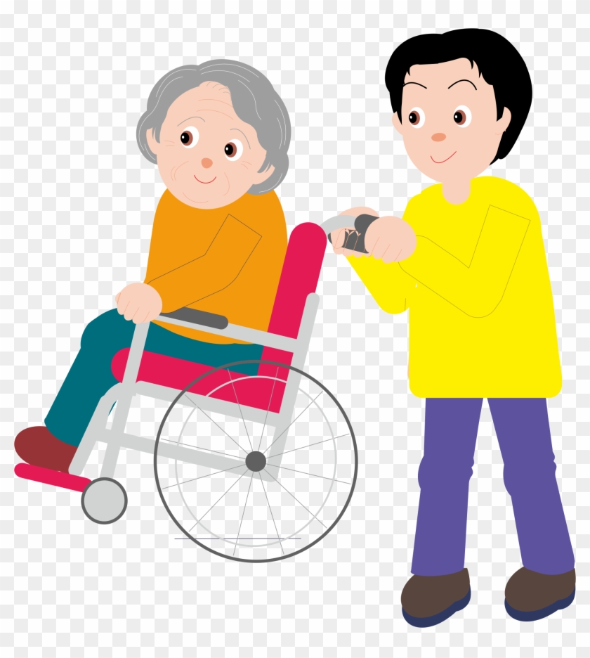 Wheelchair Old Age Illustration - Wheelchair Old Age Illustration #796343