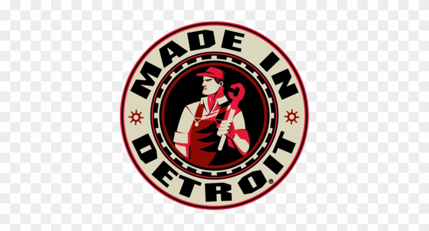Made In Detroit Vintage Workman Sticker - Devil's Canyon Brewery San Carlos #796304