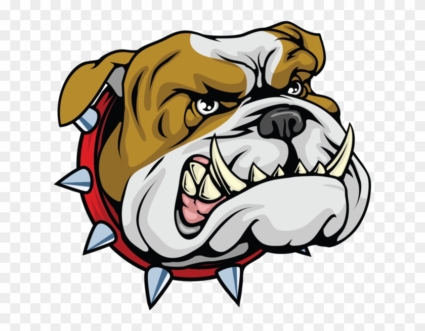 Bulldog Cartoonbulldog Mascotcartoon - Bulldog Football Vector #796340