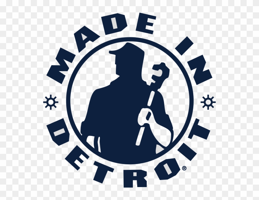 Mid Logo Decals - Made In Detroit #796345