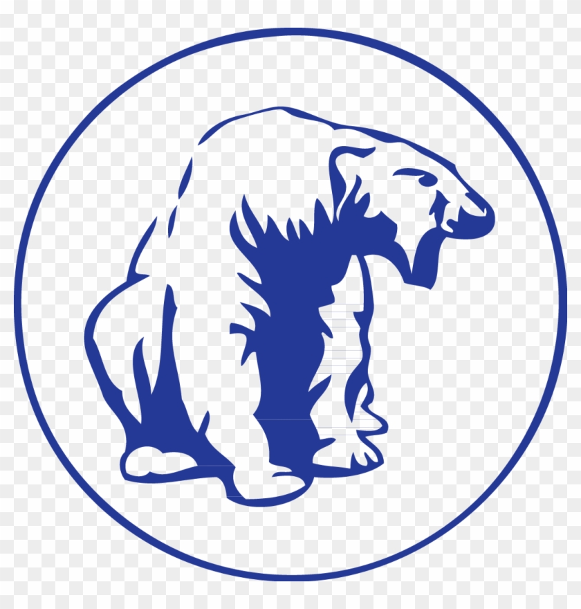 Vector Vintage Polar Bear 2 - North High School Polars #796348