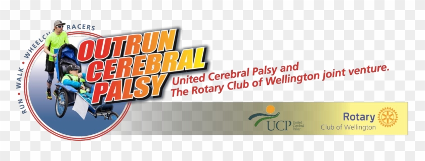 2017 Outrun Cerebral Palsy 5k Run Walk Wheelchair Race - Rotary International #796354
