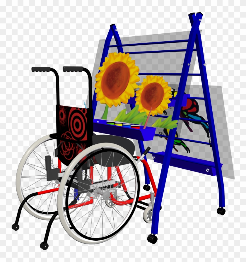 Child Art Board Wheelchair - Child Art Board Wheelchair #796362