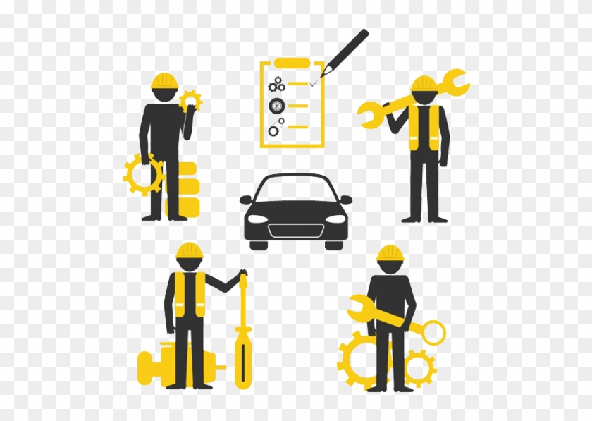 Automotive Repair & Automotive Maintenance Services - Revision De Niveles En Un Automovil Dibujos #796490