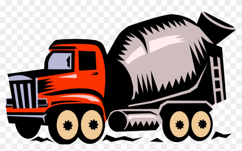 Vector Illustration Of Construction Industry Heavy - Truck #796865