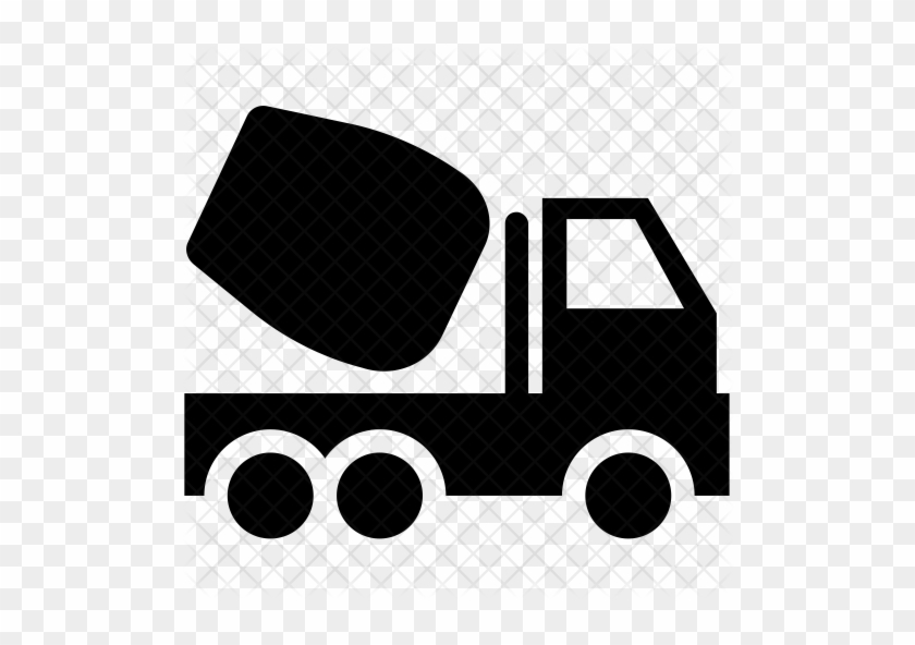 Cement Truck Icon - Concrete Truck Icon #796872