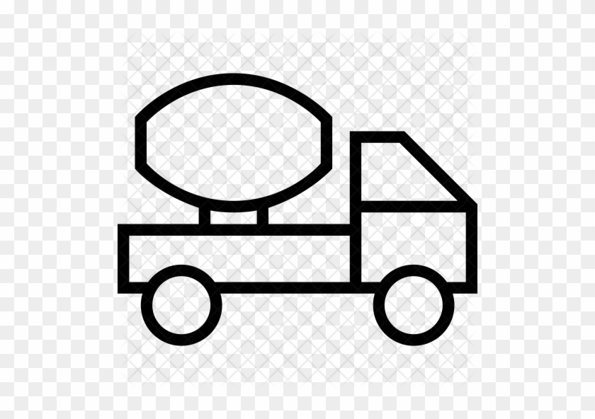 Concrete Mixer Icon - Concrete Mixer Icon #796908