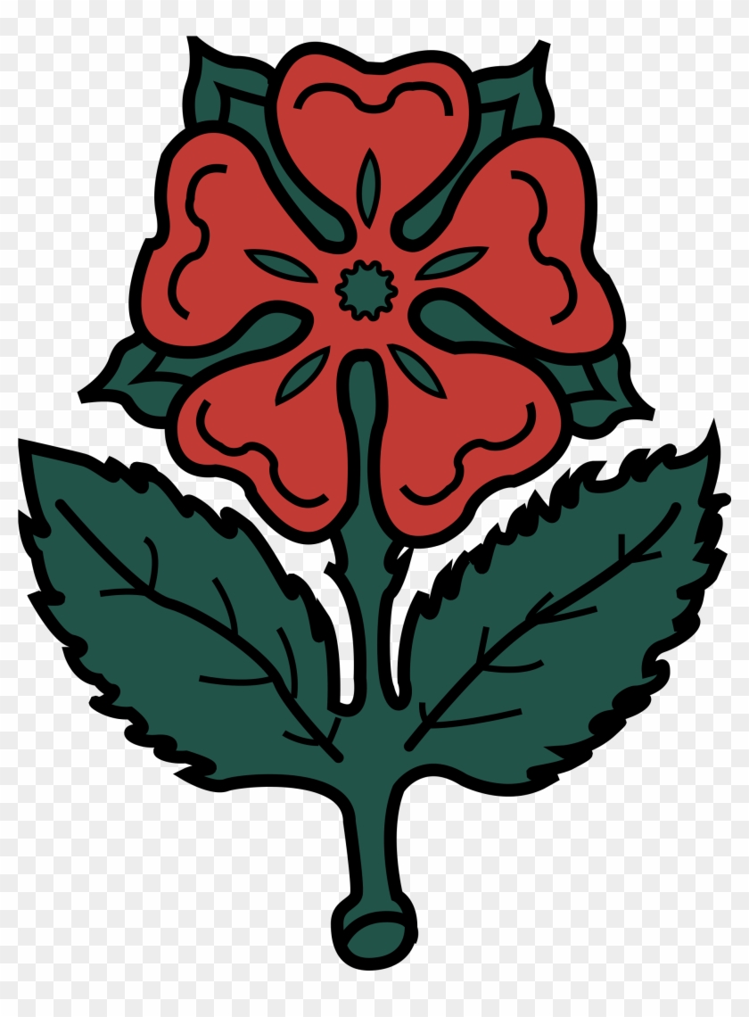 Red Rose Svg - Flag Of Montreal #796924