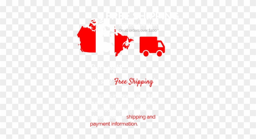 Footer Free Shipping - Country Of Canada Outline #797017