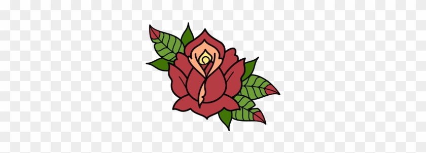 Traditional Tattoo Inspired Rose - Hybrid Tea Rose #797223