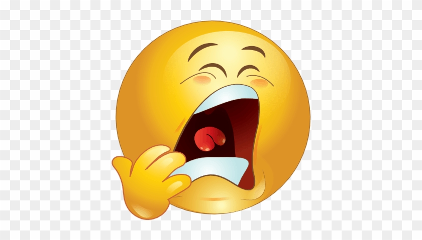 Yawning Smiley Face Clipart Yawn Smiley Emoticon Jqhbvg - Yawn Emoticon #797227