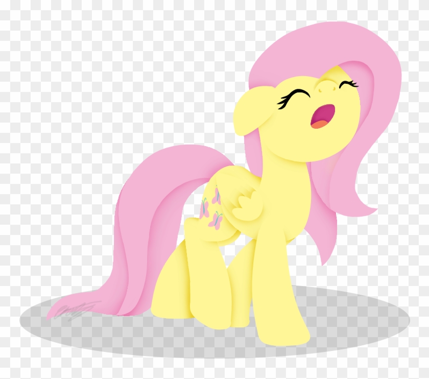 Libbythekautz, Eyes Closed, Female, Fluttershy, Mare, - Cartoon #797308