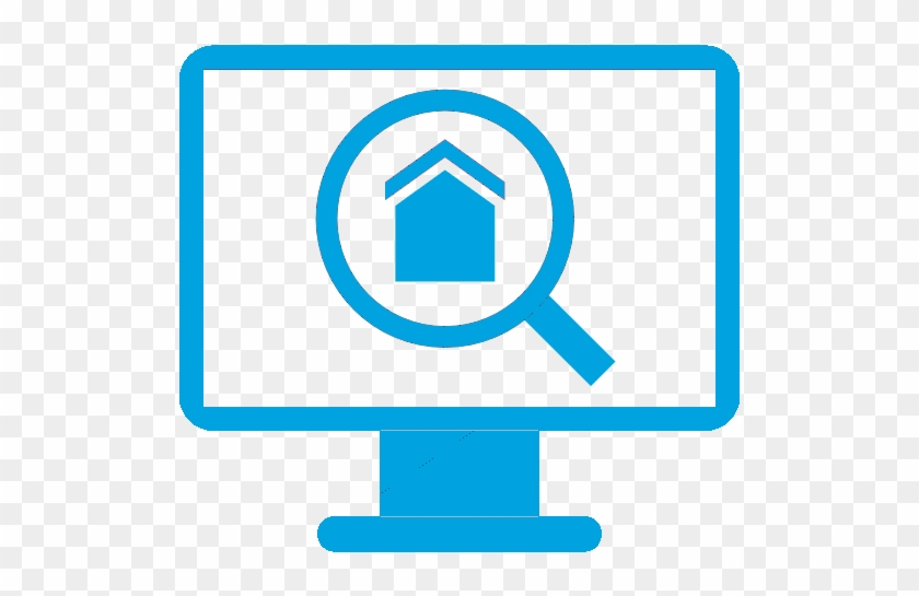 Home Inside Search Symbol On Computer Monitor - Claris #797337