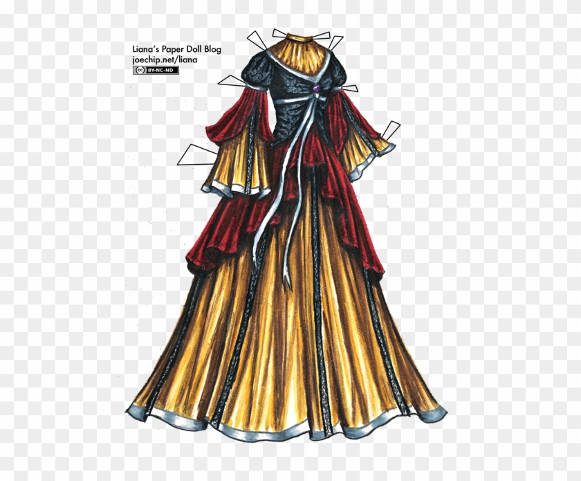 Click For Larger Version - Queen Dresses Drawing #797479