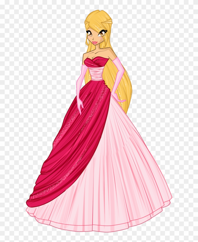 Kirsche Ball Gown By Cristalinawinx - Winx Club Ball Gowns #797503