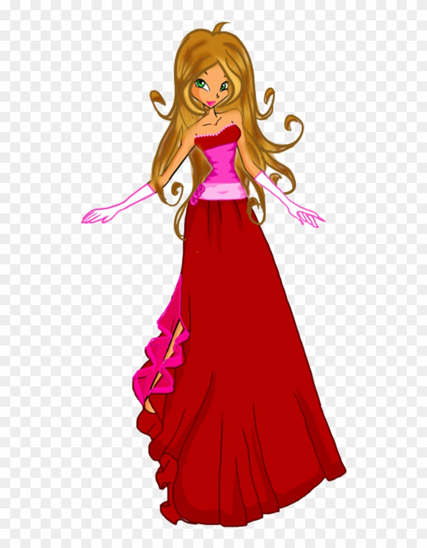 Flora Ball Gown By Shweetcupcake - Illustration #797528