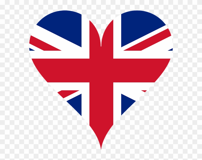 Heart, Love, Heart Shaped, Flag, United Kingdom - British Flag Heart Shape #797572