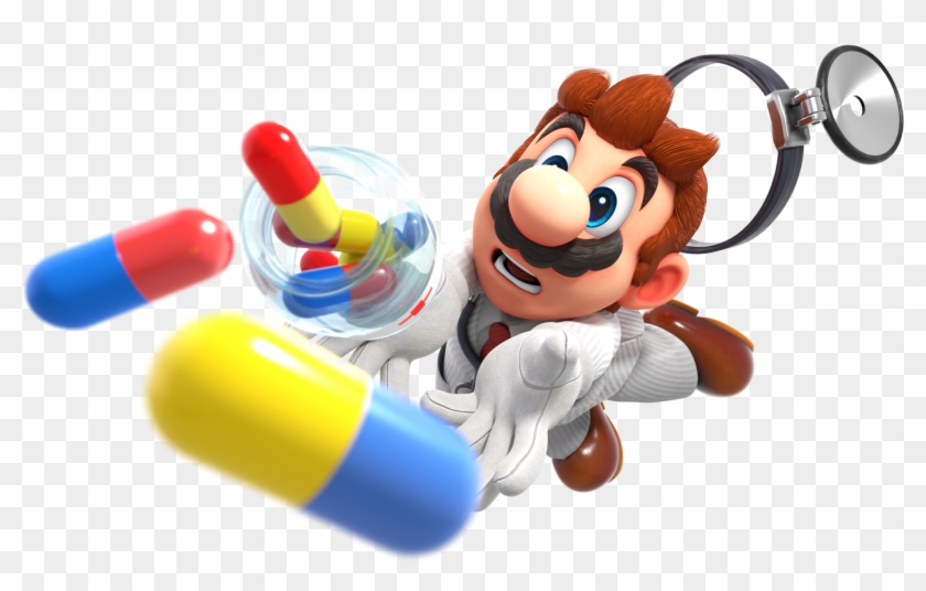 Mario Drops His Meds Like An Idiot By Maxigamer - Dr. Mario #797631