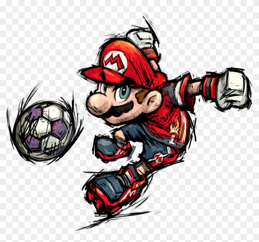 Mario Spikers/2, Mario Tennis Aces, Mario Party The - Mario Strikers Charged Mario #797722