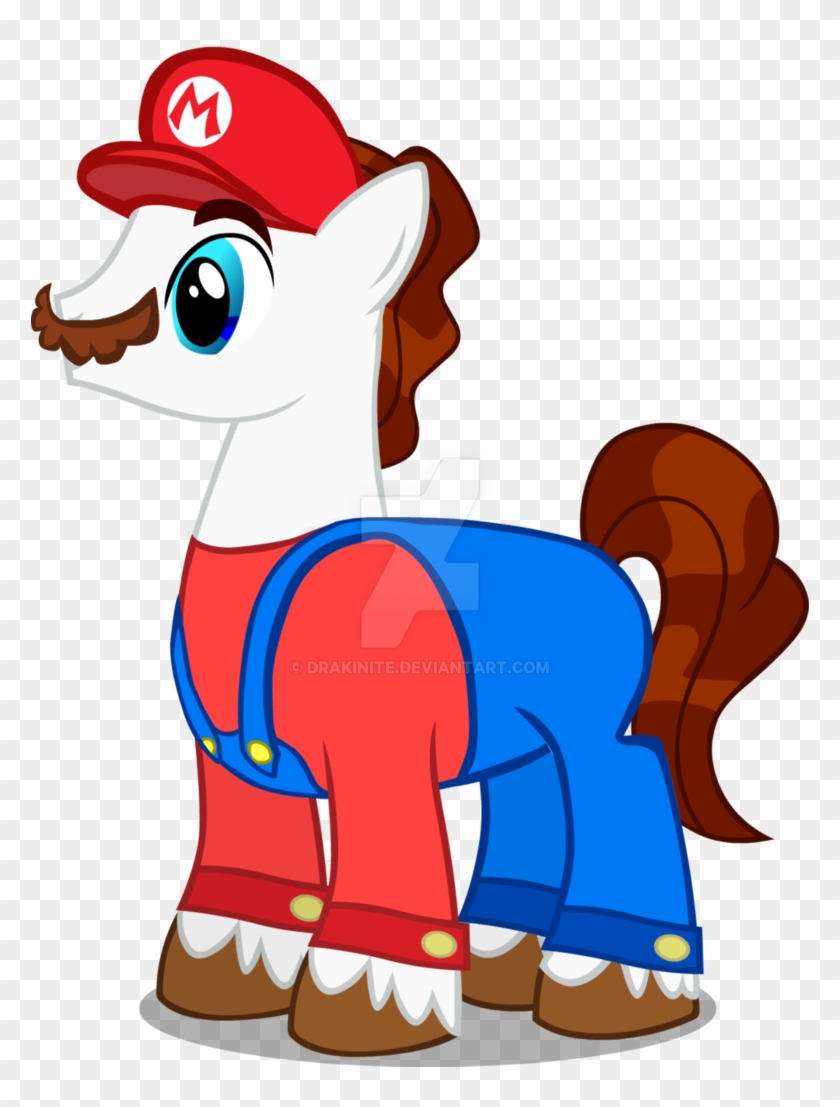 Mario Pony By Drakinite - Imagens Do Mario Pony #797723