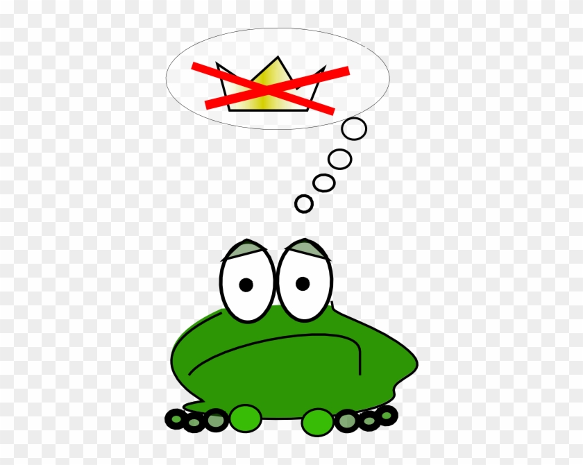 Sad Frog Clip Art At Clker - Sad Frog Cartoon #797764