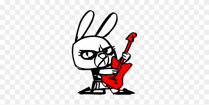 Rabbit With Guitar #797870