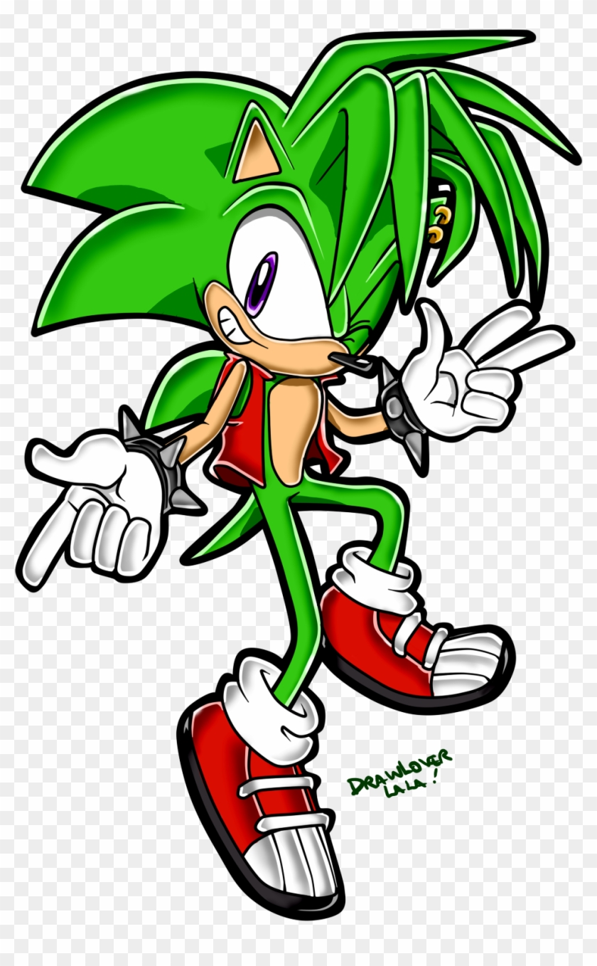 Manik The Hedgehog By Drawloverlala - Sonic The Hedgehog Green #797901