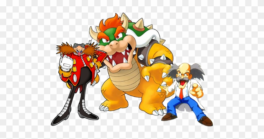 Eggman , Bowser (super Mario), Wily (megaman), - Dr Eggman And Bowser #797972