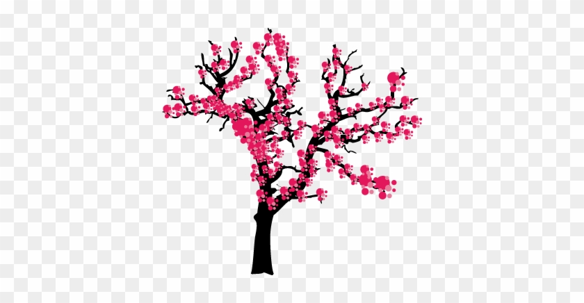 China - Cartoon Cherry Blossom Tree #798041