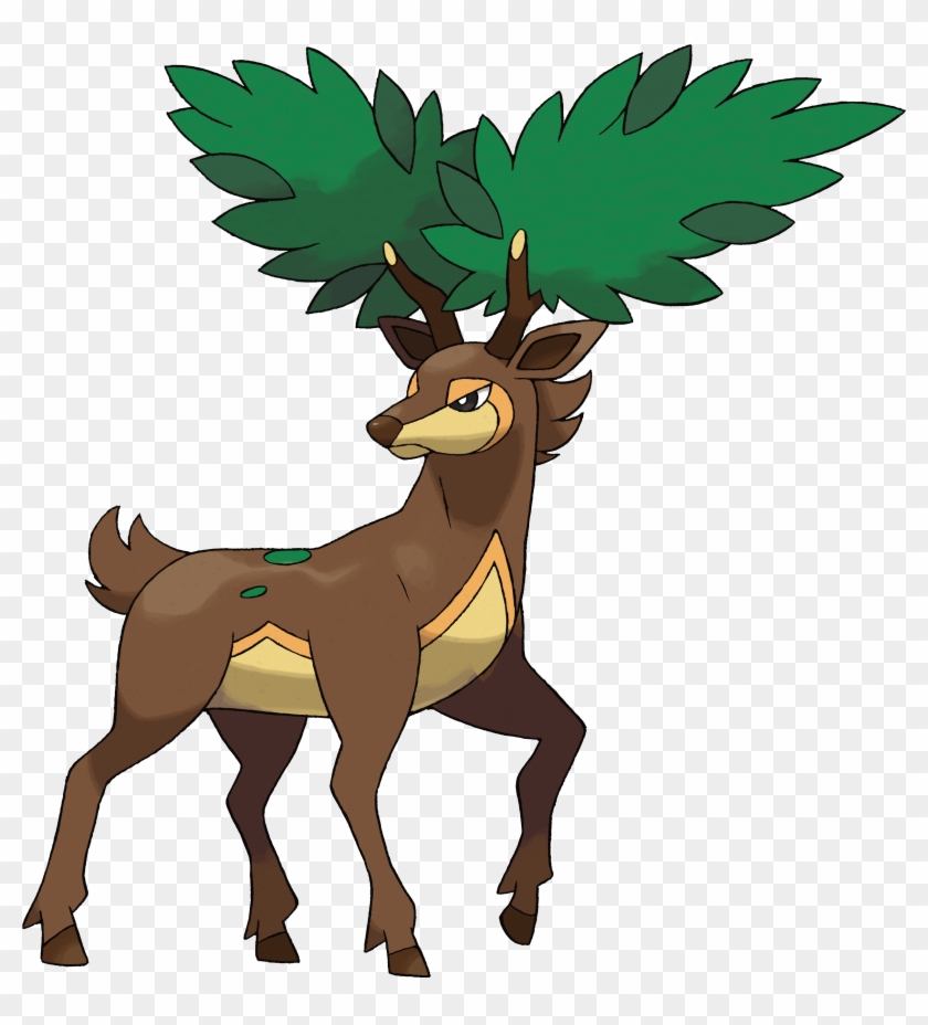 Sawsbuck's Summer Form Artwork For Pokémon Black And - Sawsbuck Pokemon #798120