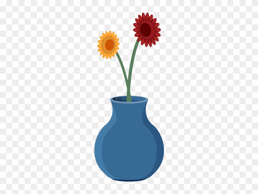 Vase Clipart Sunflower Plant - Clip Art Flower Vase #798205