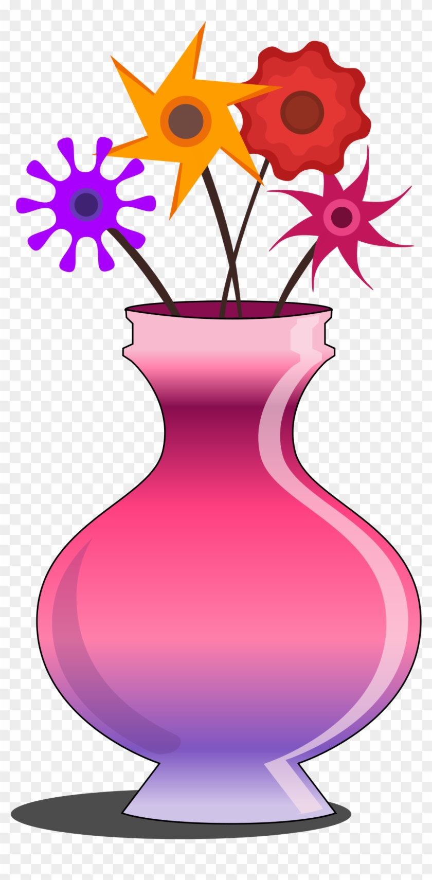 This Free Icons Png Design Of Flower Vase Pink With - Clip Art Vase #798231