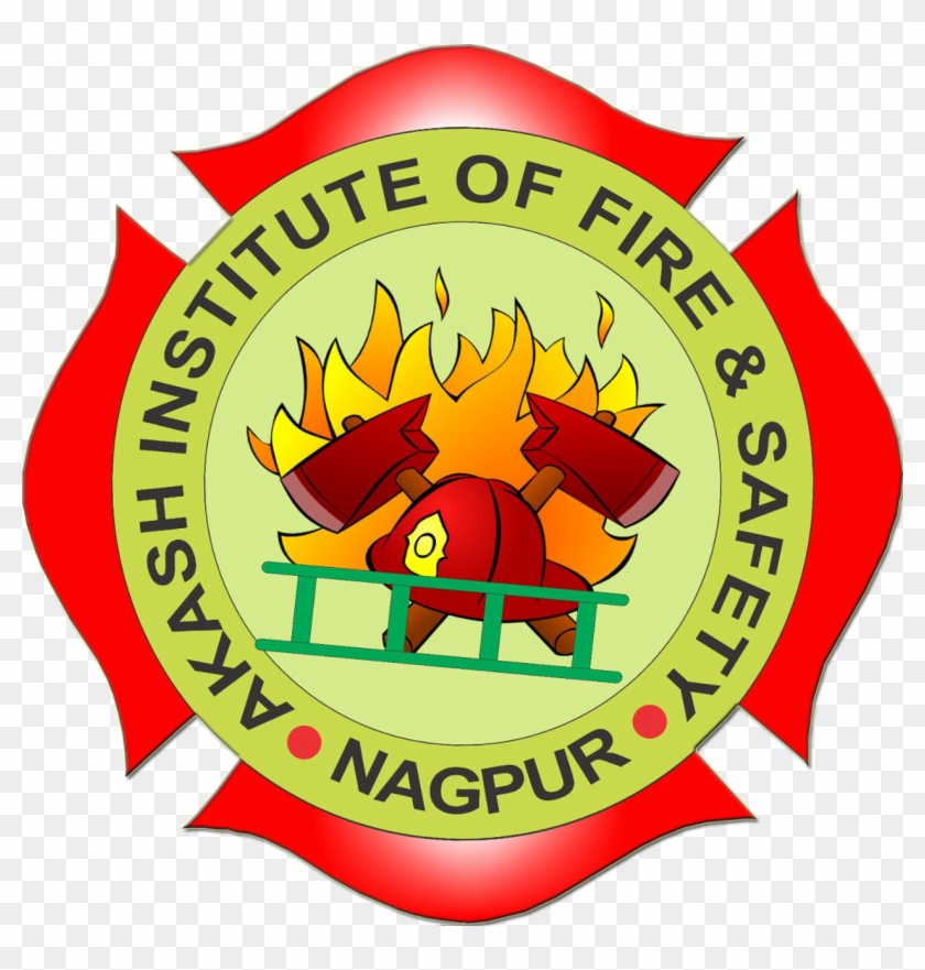 Akash Institute Of Fire And Safety - Custom Firefighter Symbol Sticker #798318