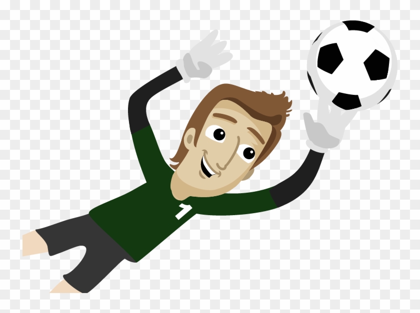 Goalkeeper Football Drawing Clip Art - Portero De Futbol Png #798316