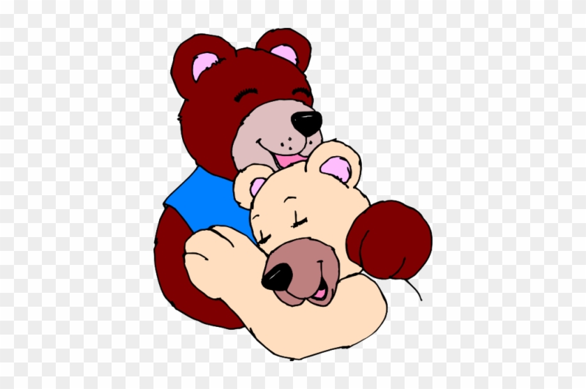 Bears Hugging Clip Art At Clker Com Vector Clip Art - Happy Hug Day Gif #798374