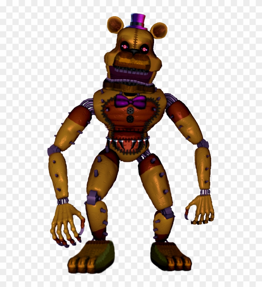 Monster Fredbear By Therealboreddrawer - Fnaf Nightmare Fredbear And Monster Rat #798451