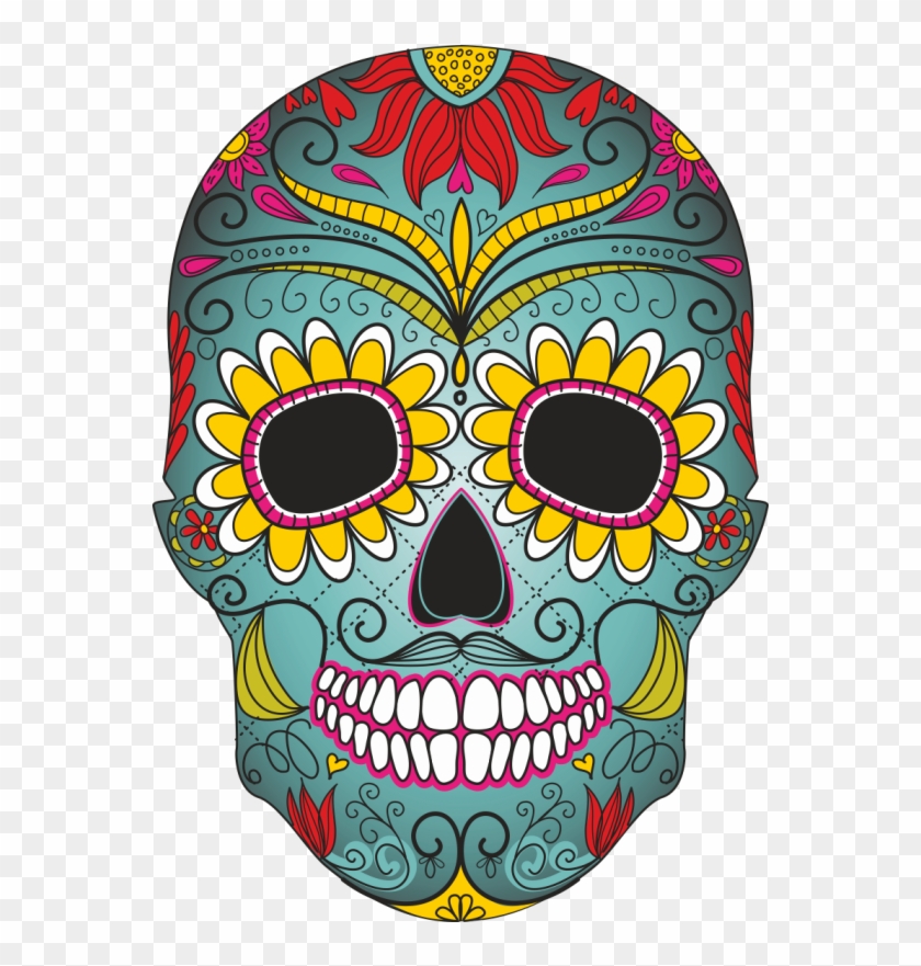 Calavera Day Of The Dead Skull Clip Art - Calavera Day Of The Dead Skull Clip Art #798514