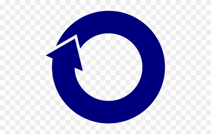 Blue Circle Arrow - Blue Circle With Arrow #798570