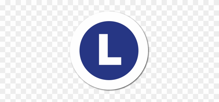 "l" Large Garment Stickers - L Size Sticker #798611