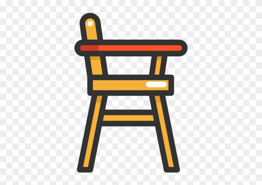 High Chair Free Icon - High Chair Clipart #798624