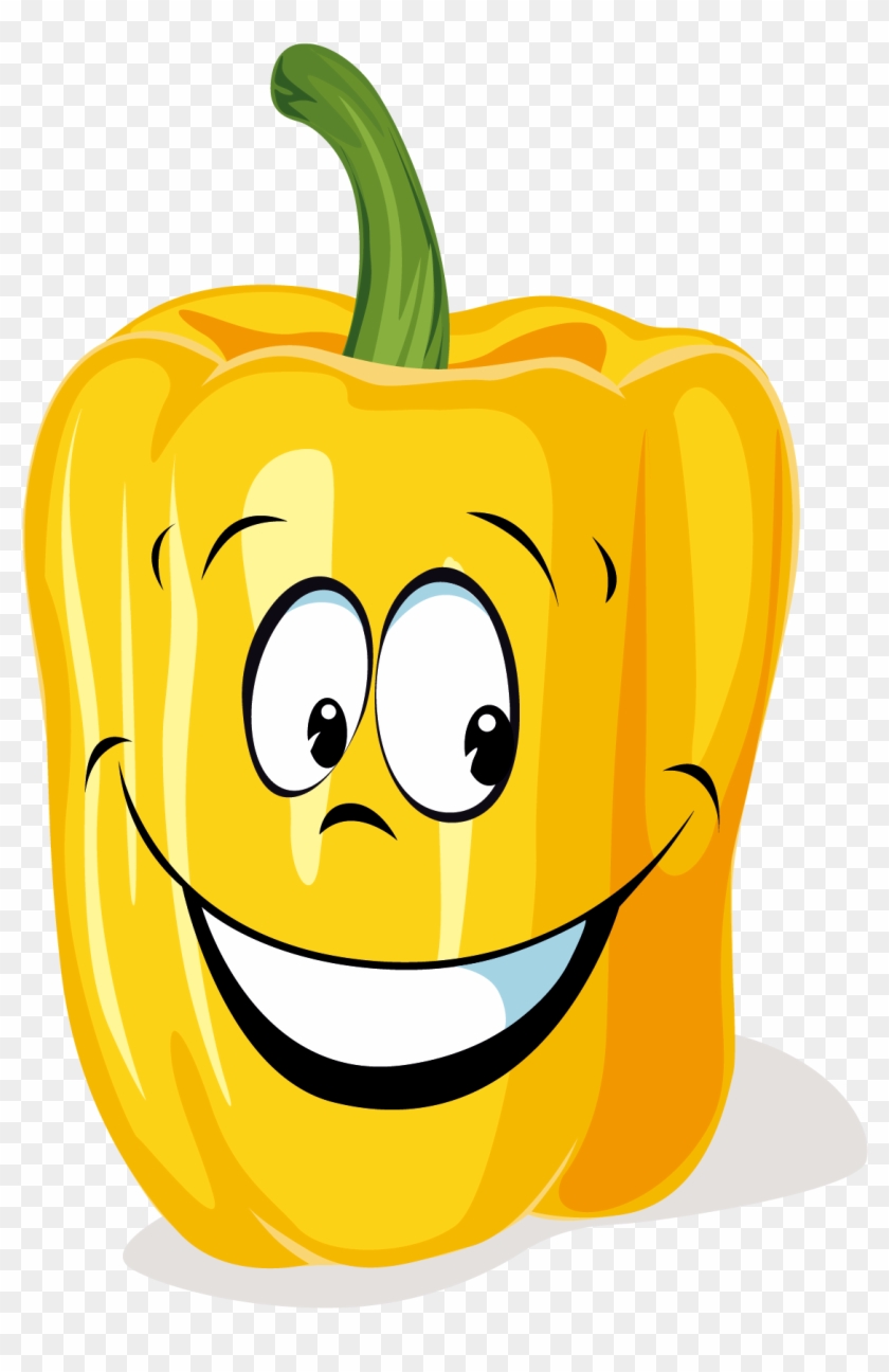 Capsicum Annuum Yellow Cartoon Clip Art - Yellow Pepper #798752