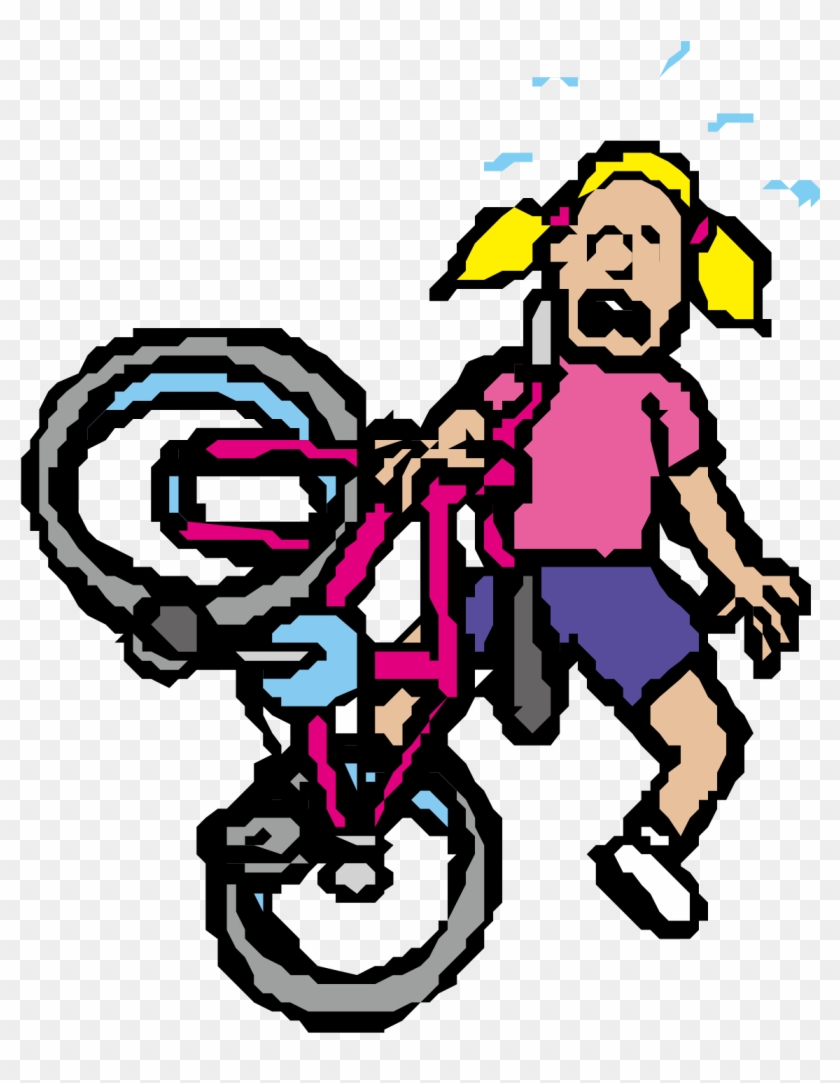 Bicycle Safety Cycling Clip Art - Falling Off A Bike #798787