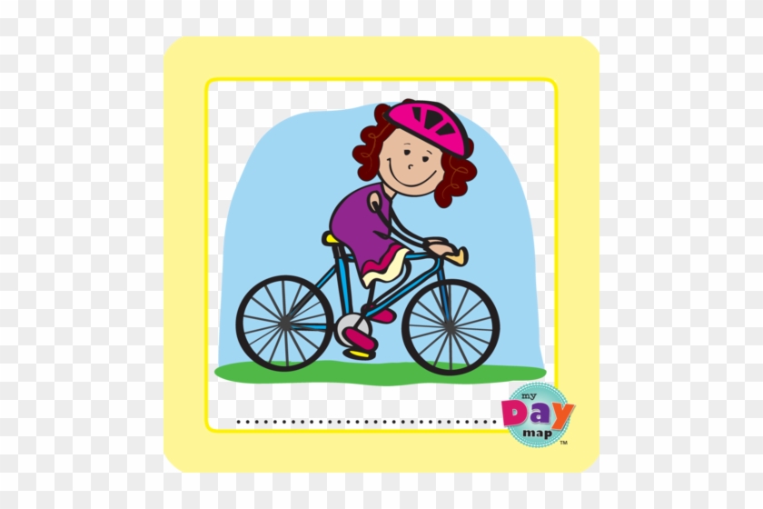 Bike Ride - Girl - Bicycle Valentine Cards #798843