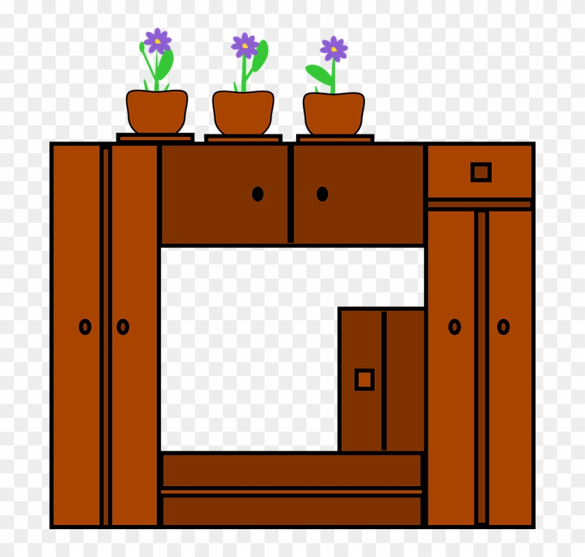 Wooden Frame Clipart - Cavinet Clipart #798996