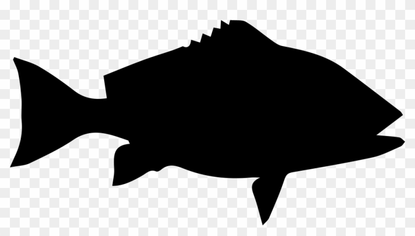 Fish Shape Of Red Snapper Comments - Animal Silhouette #799017