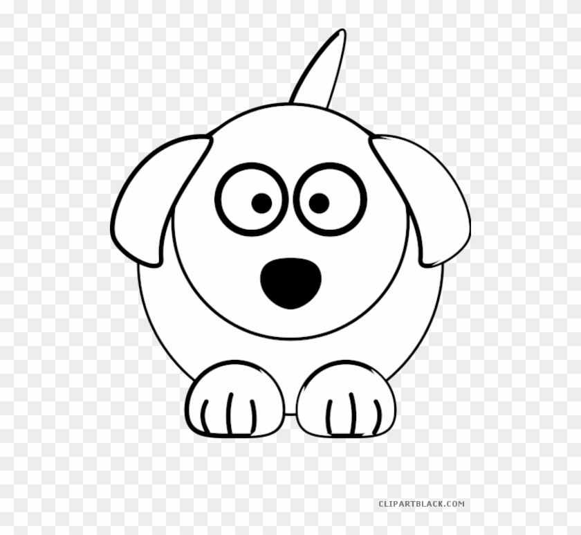 Black And White Dog Animal Free Black White Clipart - Cartoon Animals Black And White #799062